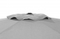 Preview: Schneider Alu/Stahl Kurbelschirm Korsika 320cm Stock 48mm Weboptik Silbergrau